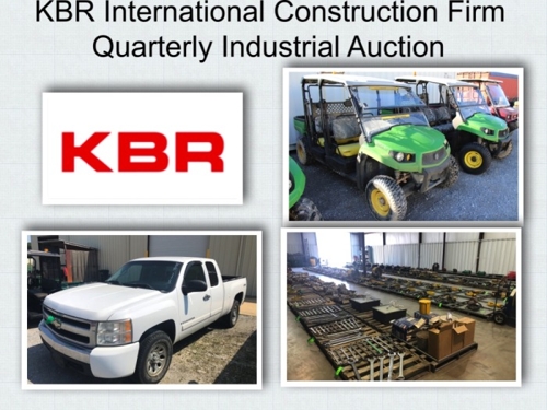 KBR Construction Company - Quarterly Vehicle, Equipment & Industrial Tool Auction featured photo