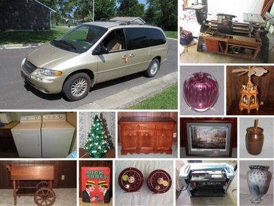 Low-Miles Chrysler Van, Tools, Appliances, Household & More! - Centralia, MO featured photo 1