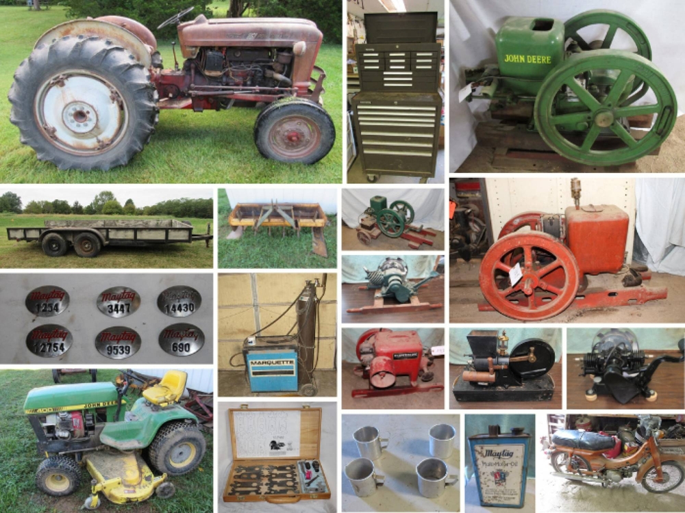 Ford 861, Hit & Miss Engines, Maytag Engines, Equipment, Tools, Trailers & More! featured photo 1