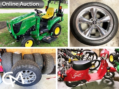 John Deere Tractor & Loader, Auto Parts, & Furnitu
