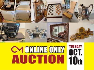 Antiques, Crystal, China, Home Decor, Furniture and More! Online Auction ends Oct. 10th featured photo
