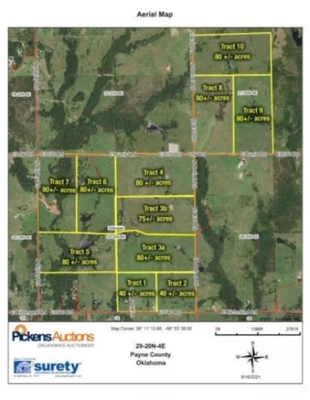 RANCH LIQUIDATION AUCTION-STILLWATER, OKLAHOMA AREA-800 CONTIGUOUS ACRES W/ CUSTOM HOME-BARNS LAND AUCTION featured photo 4
