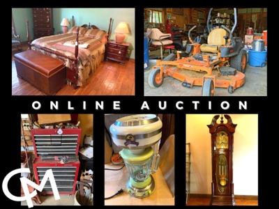 Scag Mower, Antiques, Crafting Supplies, Tools, Furniture, Household Misc. - Online Auction Boonville, IN featured photo 1