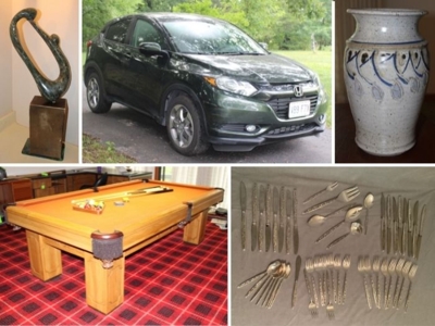 Mid-Century Furniture & Art, 2017 Honda HR-V, Sterling Silver, Tools and More! featured photo