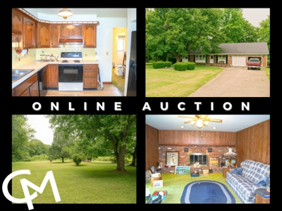3 Bedroom, 2 Bath Brick Home on 4.5+/- Acres - Online Auction Westside Evansville, IN featured photo 1