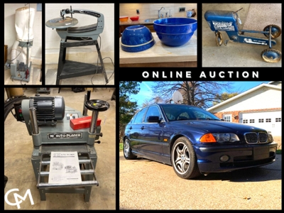 '01 BMW 330i, Woodworking Equip, Tools, Home Furnishings & Decor - Online Auction Mt. Vernon, IN featured photo 1