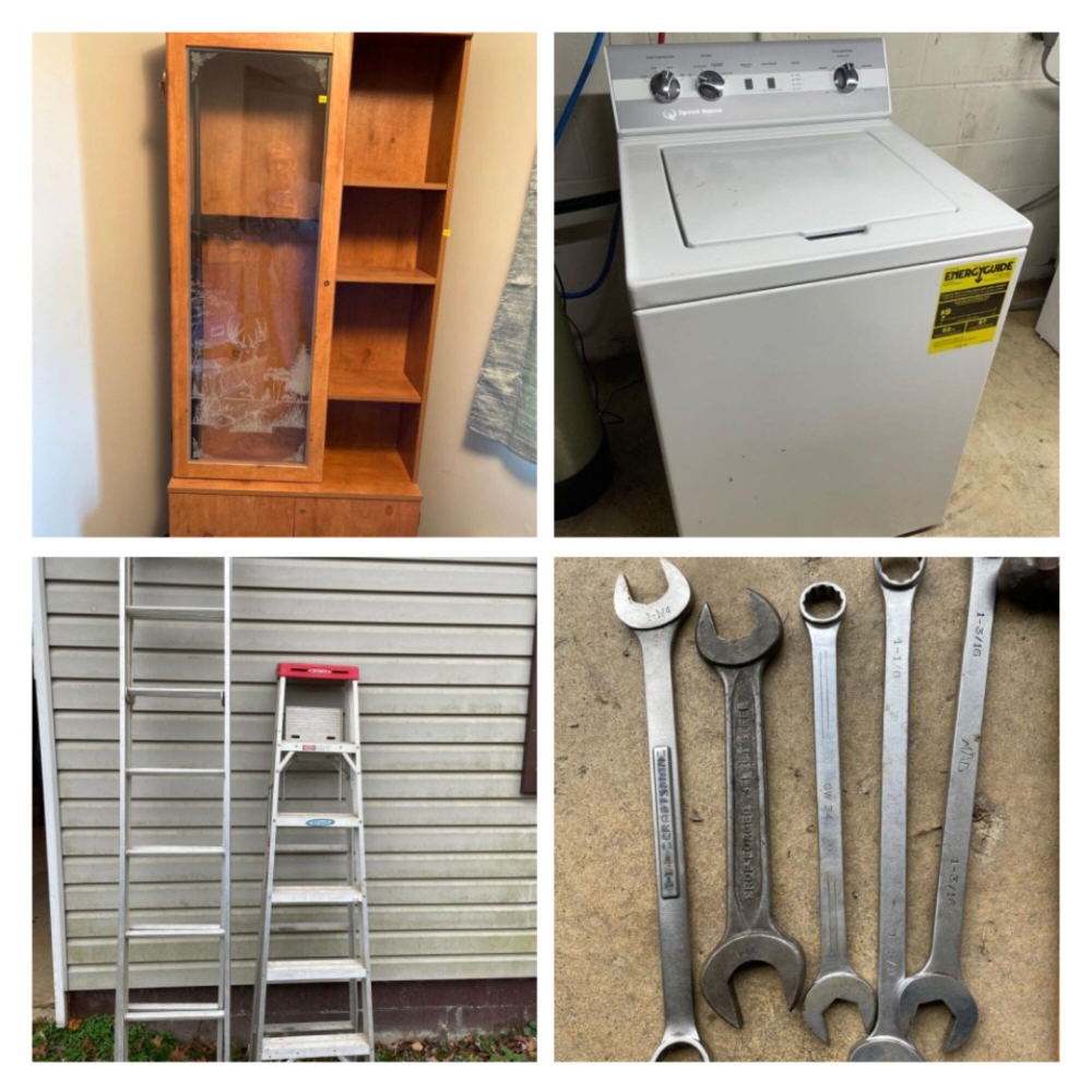 Speed Queen Washer, GE Dryer, Furniture, Tools, Household, Longaberger Baskets and More featured photo 1