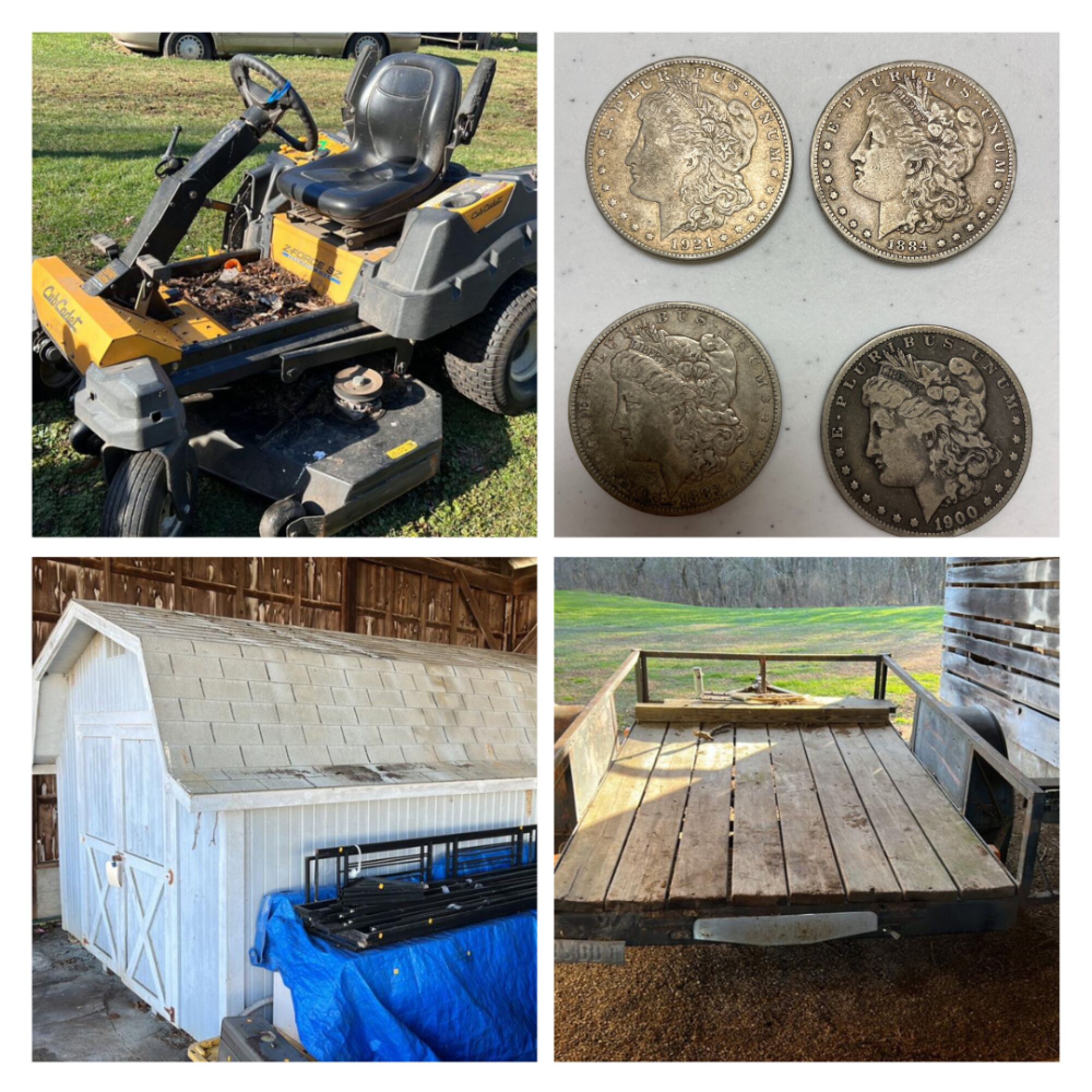 Storage Barn, Finish Mower, Vehicles, Tools, Coins, Antiques, Collectibles and More featured photo 1