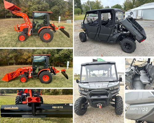 Farm Toy Sell Off! VERY LOW HOURS on a 2022 Can-Am & 2017 B2650 Kubota Tractor + a 1999 Coleman Cheyenne Pop Up Camper featured photo