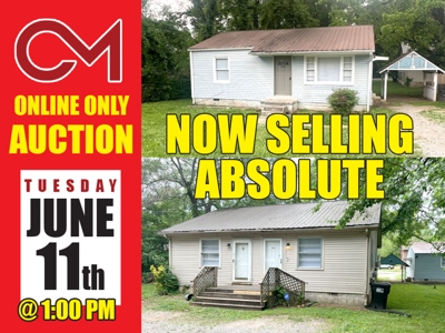 2 Properties For Sale: 2 BR, 1 BA Home and Duplex Both Near MTSU - Online Auction ends June 11th featured photo