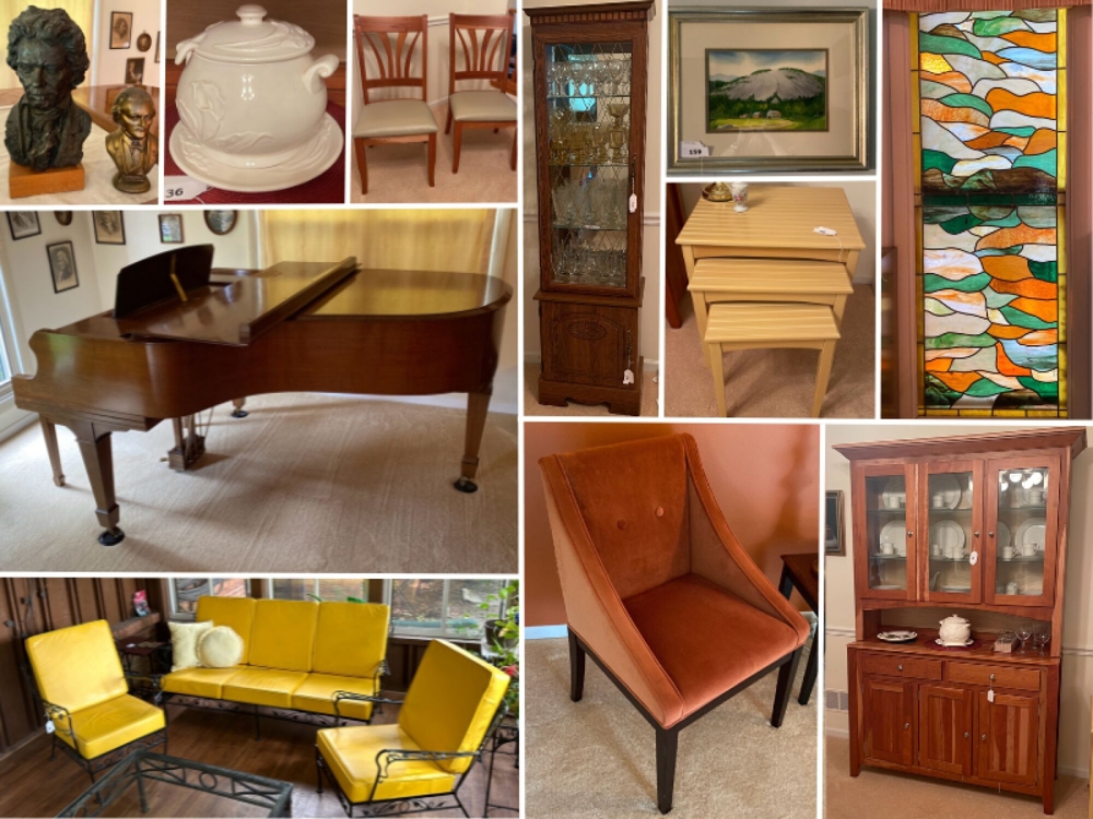 Baby Grand Piano, Furniture, Glassware, Home Decor, and Misc. - Online Auction Newburgh, IN featured photo 1