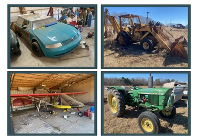 Living Estate Auction:  Airplane, Tractor, Equipment, Cars, Tools & Home Furnishings featured photo