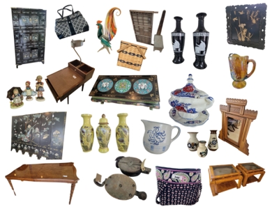 Antique Tools, Asian Style Furniture, Glassware, Collectibles, Designer Purses - Online Consignment Auction Evansville, IN featured photo