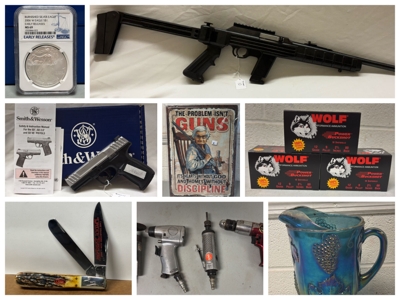 Guns, Ammo, Jewelry, Knives, Tools, Glassware, Collectibles of Isaacs Gun & Pawn - Absolute Online Only Auction featured photo 1