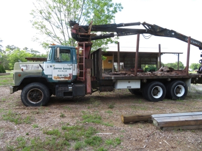 Mack Log Truck with Loader, Commercial Wood Chipper, Farm Equipment featured photo