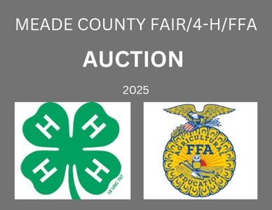 MEADE COUNTY FAIR 4-H & FFA YOUTH LIVESTOCK AUCTION - WEDNESDAY, JULY 23RD, 2025 @ 5:00 PM EDT featured photo