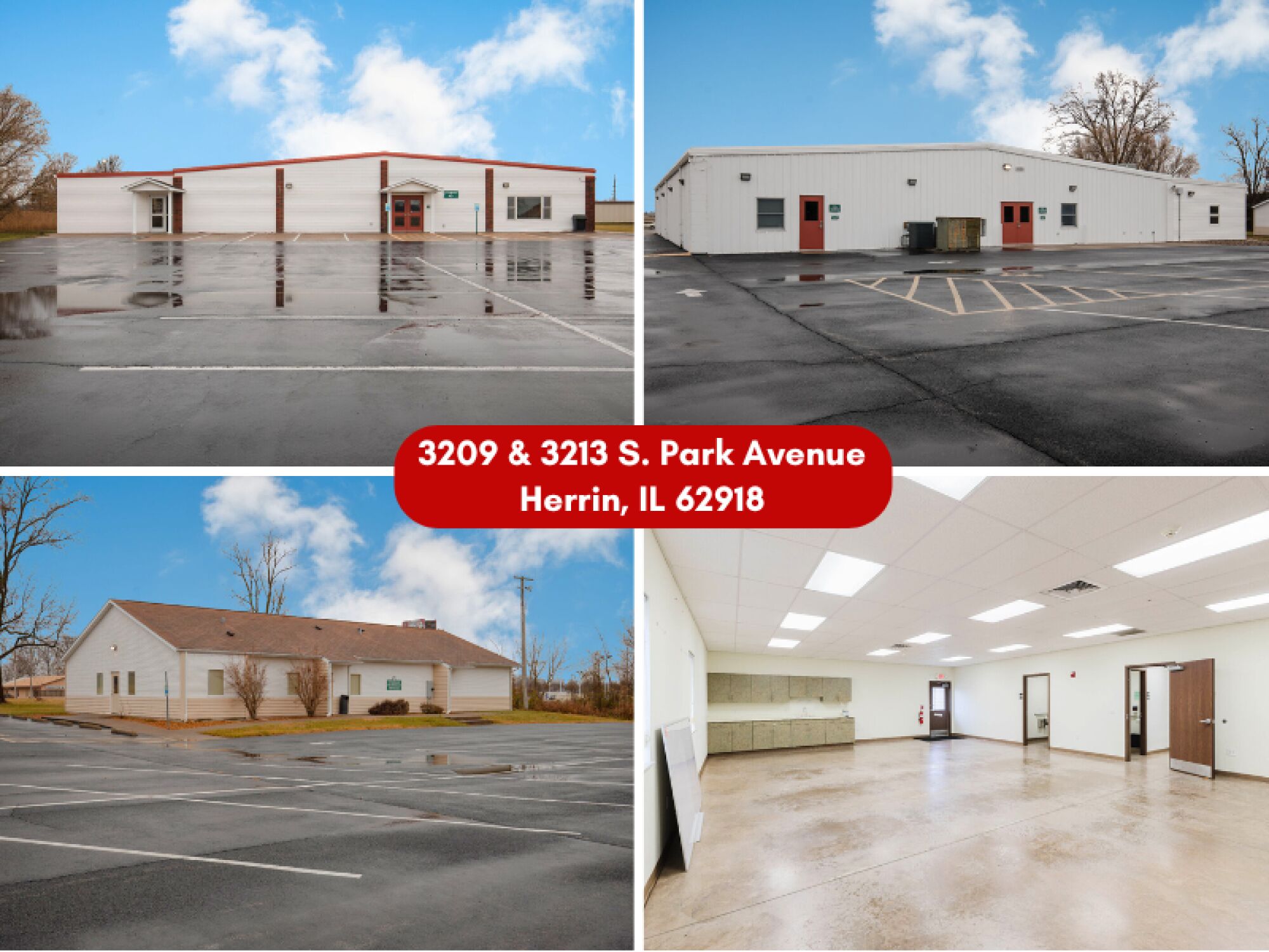 1.7 +/- Acres with 2 Commercial Buildings Offered in 2 Individual Tracts & In Combination - Herrin, IL image