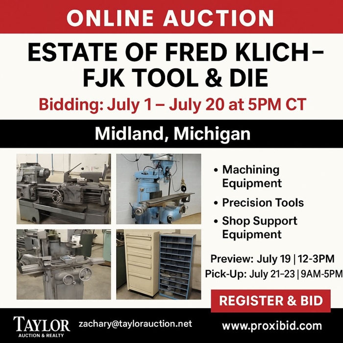 Estate Of Fred Klich (FJK Tool & Die) featured photo