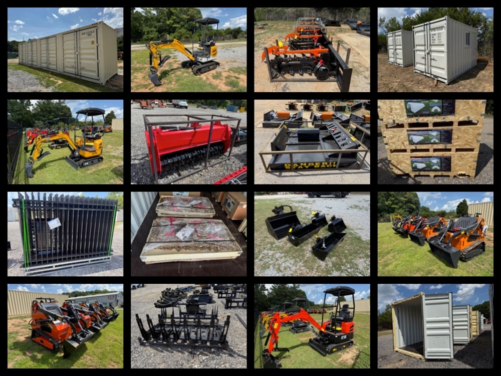 New Equipment and Containers - July Mini-Excavators, Skidsteer Attachments, Fencing and Containers featured photo 1