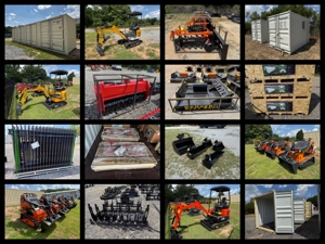 New Equipment and Containers - July Mini-Excavators, Skidsteer Attachments, Fencing and Containers featured photo 1