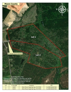 165.43 +/- Ac. Divided with Deeded Access, Eagle Springs NC featured photo 1