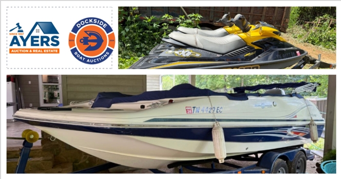 Hurricane Sundeck Boat & 2 SeaDoo Jet Skis featured photo