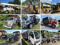 Tree Service Heavy Equipment Sale - Crane, Bucket Trucks, Bulldozer, Excavator, Trailers, Dump Trucks, Wood Chippers and More For Sale - ONLINE AUCTION ends August 24th featured photo 1